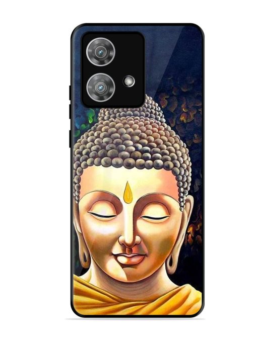 Buddha Face Glossy Soft Edge Case for Motorola Moto Edge 40 Neo Chachhi