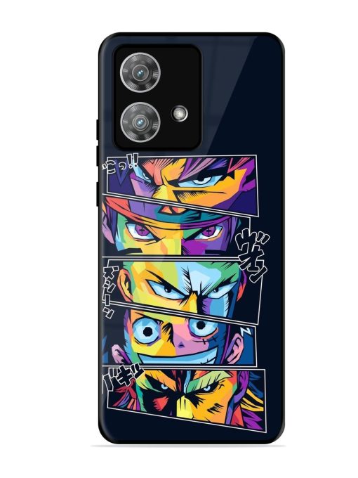 One Piece Powerhouse Glossy Soft Edge Case for Motorola Moto Edge 40 Neo Chachhi