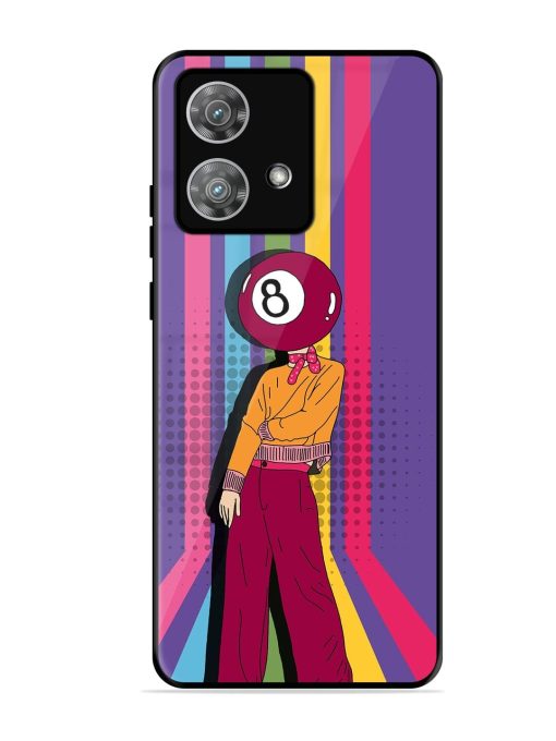 Eight Ball Fashionista Glossy Soft Edge Case for Motorola Moto Edge 40 Neo Chachhi