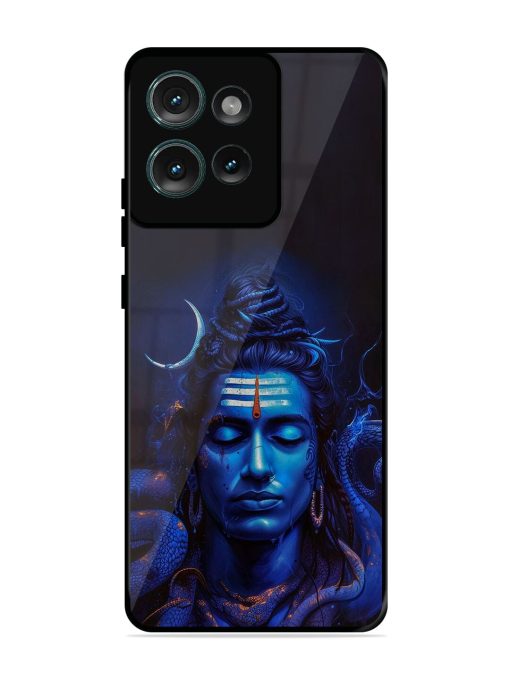 Mystic Mahadev Glossy Soft Edge Case for Motorola Moto Edge 50 (5G) Chachhi