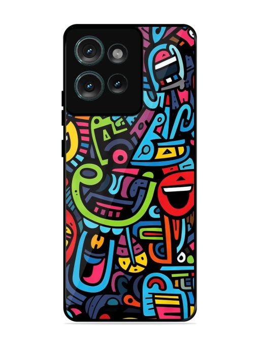 Doodlephoria Glossy Soft Edge Case for Motorola Moto Edge 50 (5G) Chachhi