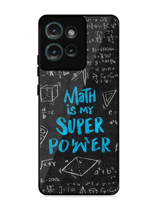 Math Magic Glossy Soft Edge Case for Motorola Moto Edge 50 (5G) Chachhi