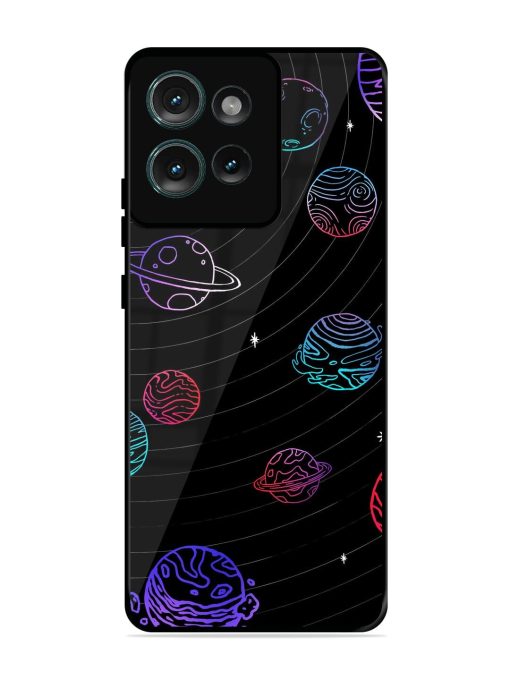 Cosmic Ballet Glossy Soft Edge Case for Motorola Moto Edge 50 (5G) Chachhi