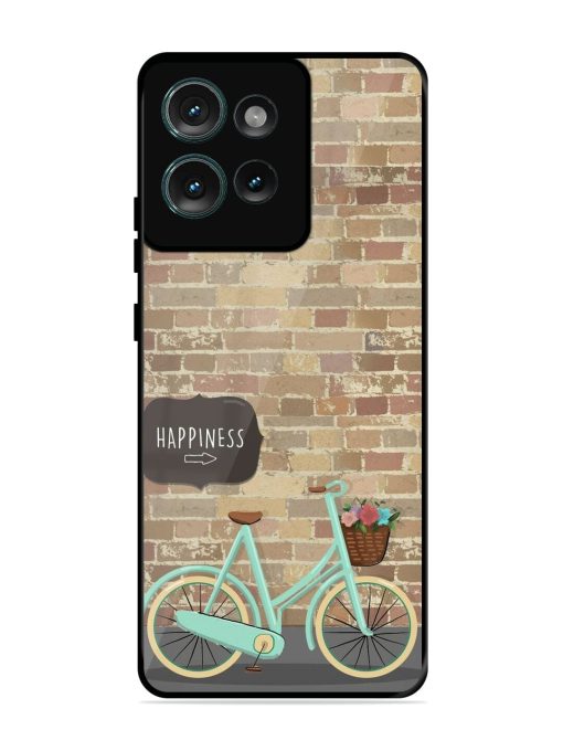 Pedaling Towards Happiness Glossy Soft Edge Case for Motorola Moto Edge 50 (5G) Chachhi