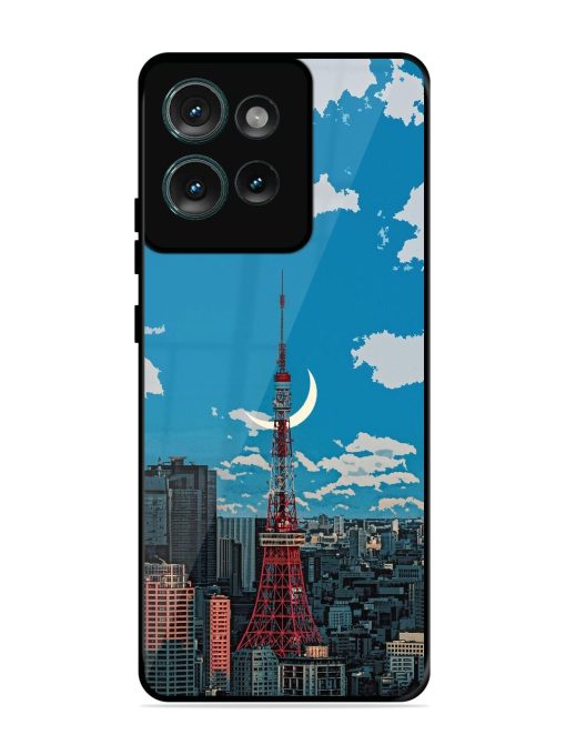 Tokyo Twilight Glossy Soft Edge Case for Motorola Moto Edge 50 (5G)