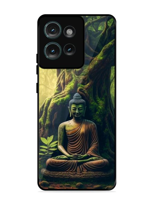 Green Buddha Art Glossy Soft Edge Case for Motorola Moto Edge 50 (5G)