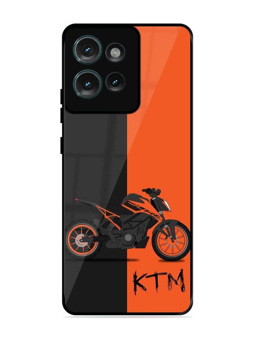 Orange Beast Glossy Soft Edge Case for Motorola Moto Edge 50 (5G)