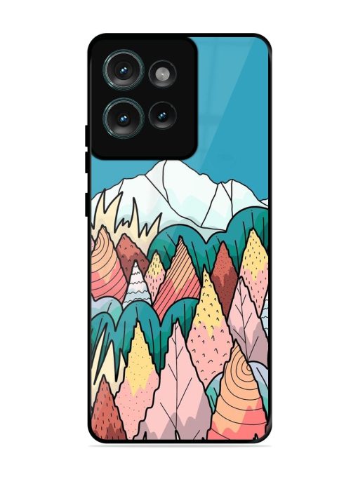 Mountain Dreamscape Glossy Soft Edge Case for Motorola Moto Edge 50 (5G) Chachhi