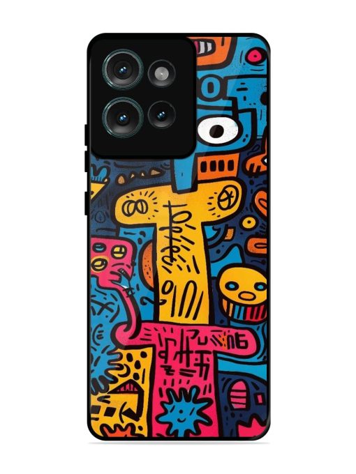 Doodletopia Glossy Soft Edge Case for Motorola Moto Edge 50 (5G) Chachhi