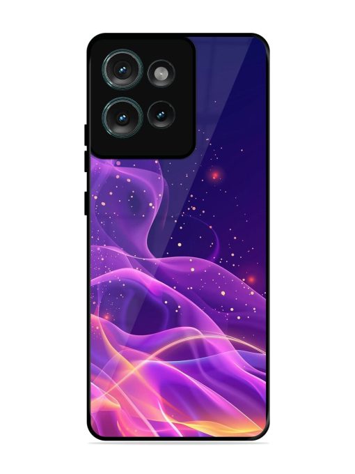 Cosmic Currents Glossy Soft Edge Case for Motorola Moto Edge 50 (5G) Chachhi