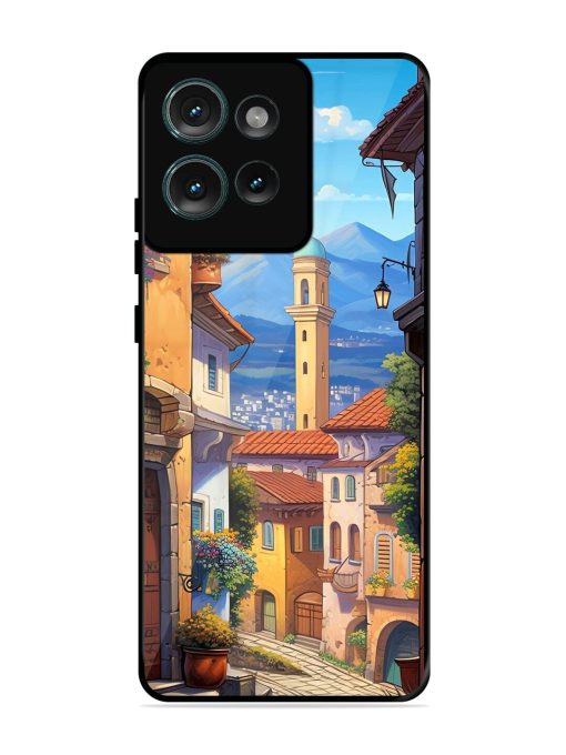 Tuscan Twilight Glossy Soft Edge Case for Motorola Moto Edge 50 (5G)