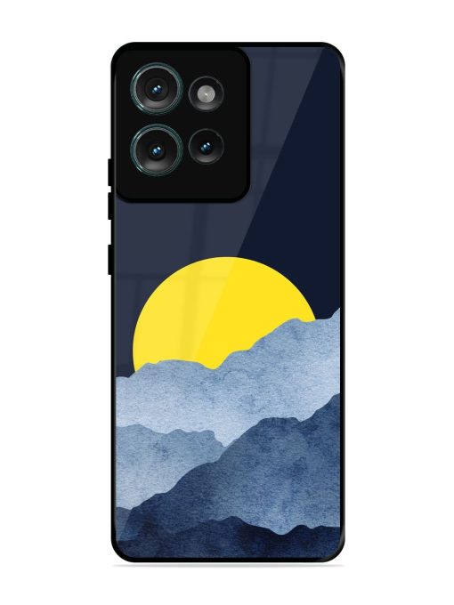 Golden Hour Horizon Glossy Soft Edge Case for Motorola Moto Edge 50 (5G)