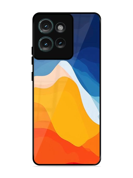 Liquid Landscape Glossy Soft Edge Case for Motorola Moto Edge 50 (5G)
