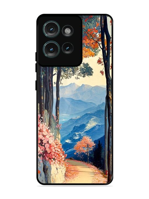 Mountainside Serenity Glossy Soft Edge Case for Motorola Moto Edge 50 (5G)