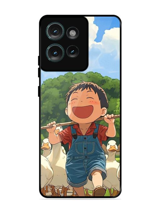 Duck Parade Glossy Soft Edge Case for Motorola Moto Edge 50 (5G)