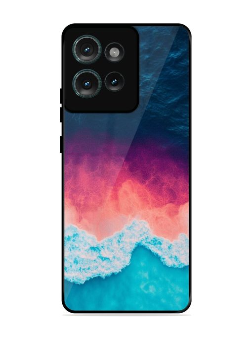 Where The Ocean Meets The Sky Glossy Soft Edge Case for Motorola Moto Edge 50 (5G) Chachhi