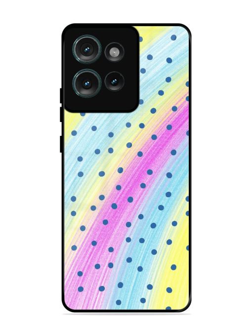 Polka Dot Paradise Glossy Soft Edge Case for Motorola Moto Edge 50 (5G)