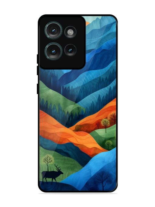 Layers Of The Land Glossy Soft Edge Case for Motorola Moto Edge 50 (5G)