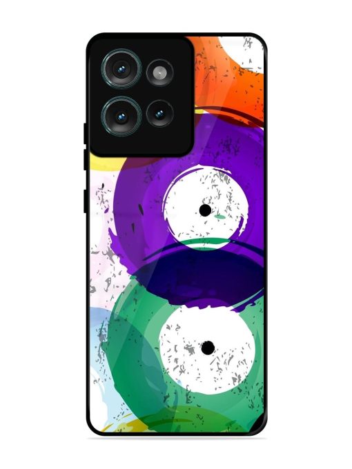 Vinyl Vibrations Glossy Soft Edge Case for Motorola Moto Edge 50 (5G) Chachhi