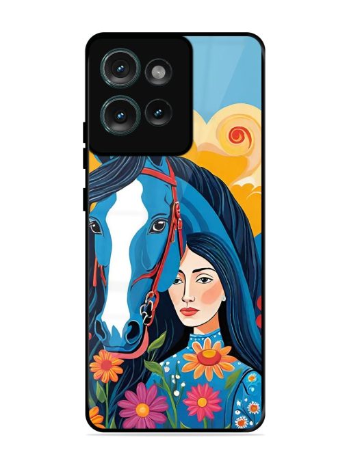 Equine Enchantment Glossy Soft Edge Case for Motorola Moto Edge 50 (5G)