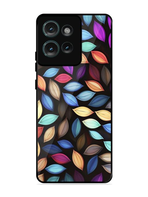 Colorful Kaleidoscope Glossy Soft Edge Case for Motorola Moto Edge 50 (5G) Chachhi