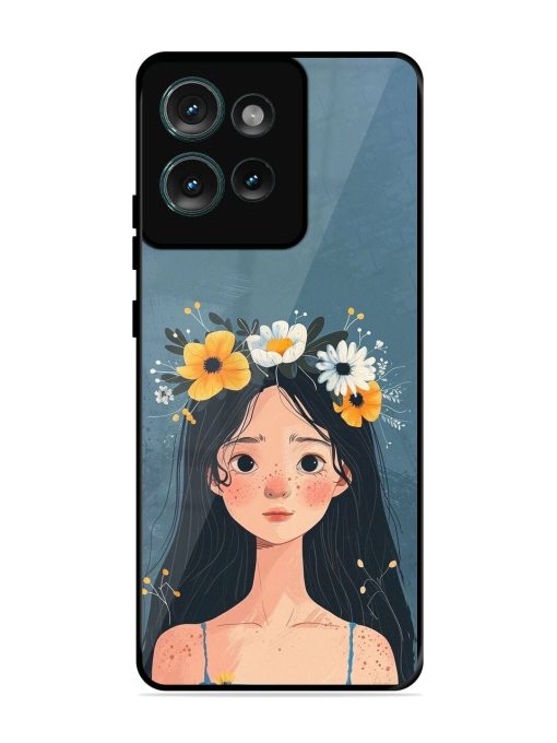 Gurl Art Glossy Soft Edge Case for Motorola Moto Edge 50 (5G) Chachhi