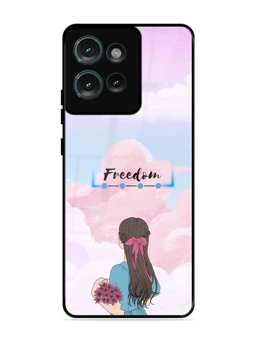 Skyward Dreams Glossy Soft Edge Case for Motorola Moto Edge 50 (5G)