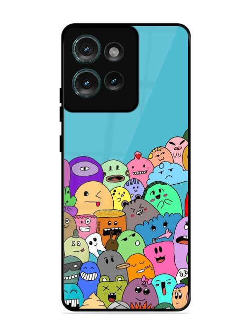 Monster Mash Glossy Soft Edge Case for Motorola Moto Edge 50 (5G)