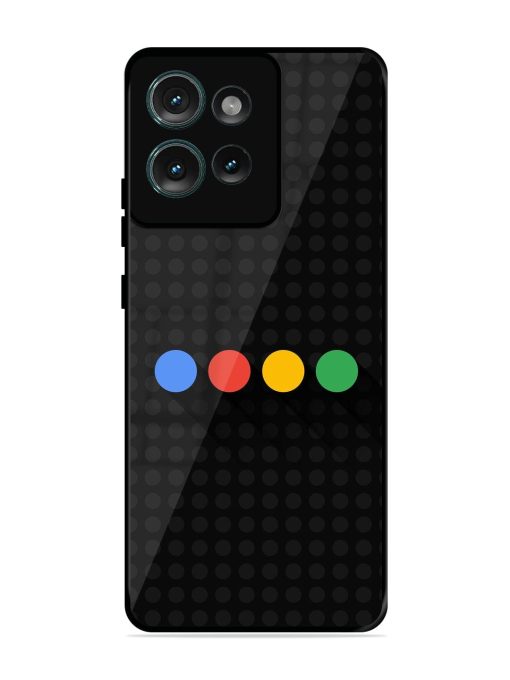 Google Dots Glossy Soft Edge Case for Motorola Moto Edge 50 (5G) Chachhi