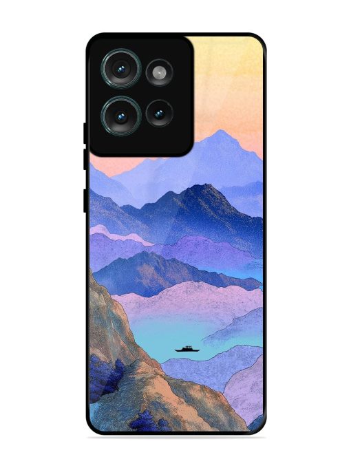 Mountain Mist Glossy Soft Edge Case for Motorola Moto Edge 50 (5G)