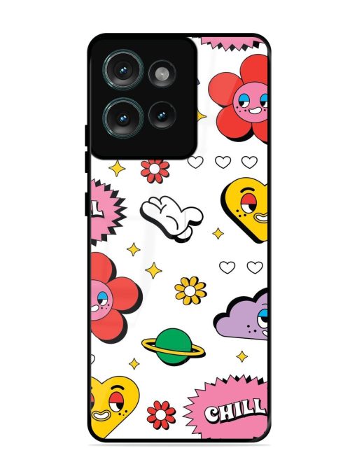 Whimsical Wonderland Glossy Soft Edge Case for Motorola Moto Edge 50 (5G) Chachhi