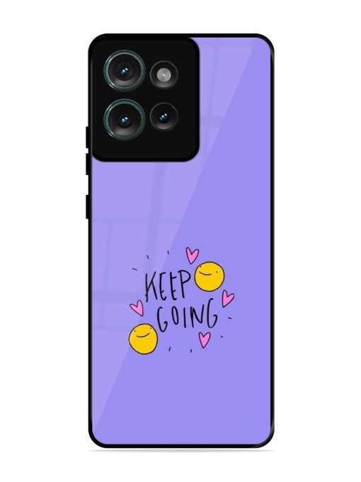 Smiling Through It All Glossy Soft Edge Case for Motorola Moto Edge 50 (5G)