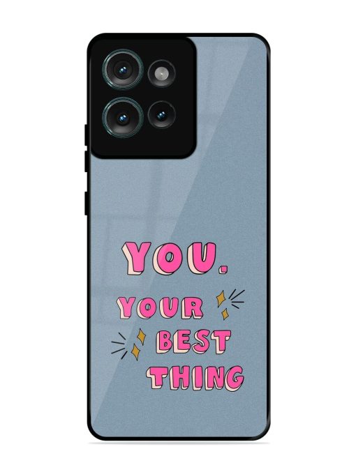 Self-Love Sparkles Glossy Soft Edge Case for Motorola Moto Edge 50 (5G)