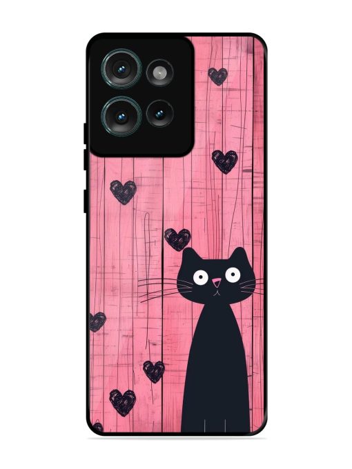 Feline Valentine'S Day Glossy Soft Edge Case for Motorola Moto Edge 50 (5G) Chachhi