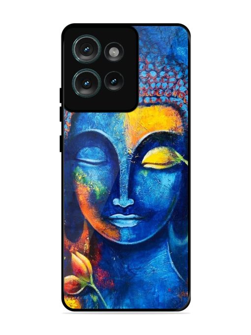 Enlightened Serenity Glossy Soft Edge Case for Motorola Moto Edge 50 (5G) Chachhi