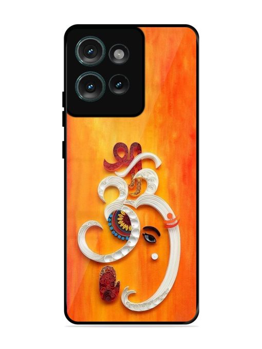 Ganesha In Quilling Art Glossy Soft Edge Case for Motorola Moto Edge 50 (5G)