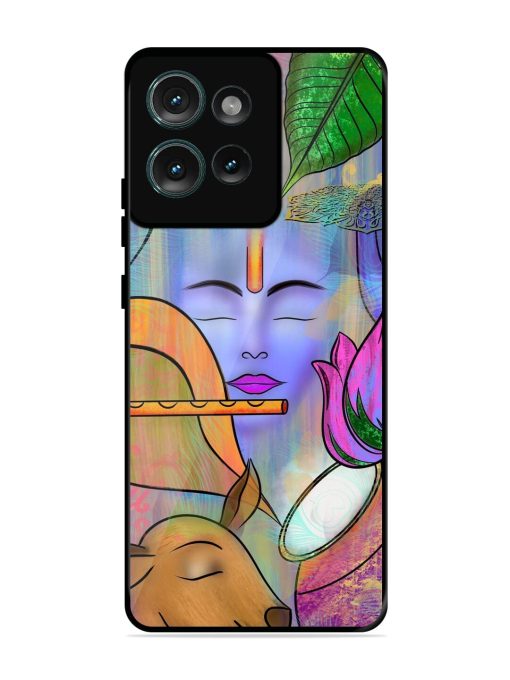 Divine Serenity Glossy Soft Edge Case for Motorola Moto Edge 50 (5G) Chachhi