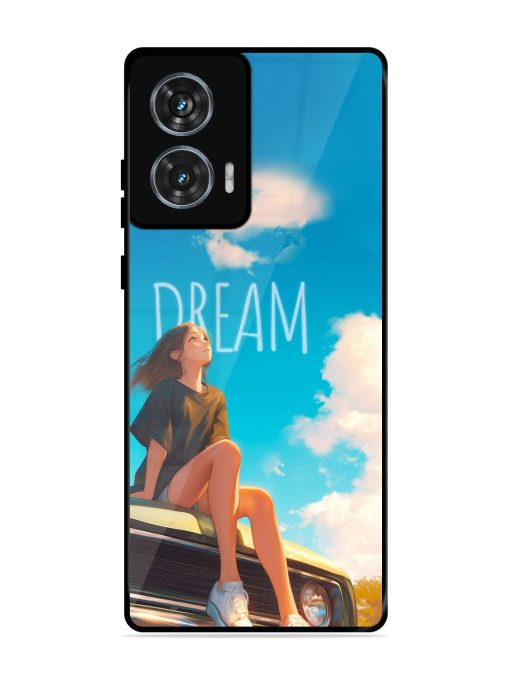 Girly Dream Art Glossy Soft Edge Case for Motorola Moto Edge 50 Fusion (5G) Chachhi