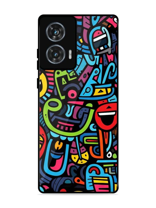 Doodlephoria Glossy Soft Edge Case for Motorola Moto Edge 50 Fusion (5G) Chachhi