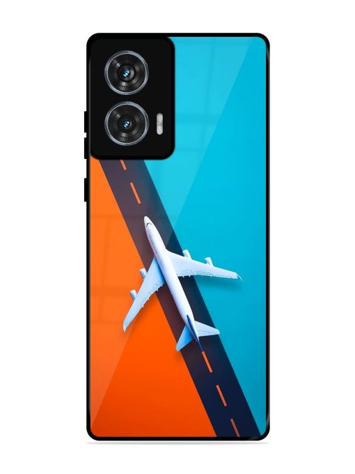 Skyward Bound Glossy Soft Edge Case for Motorola Moto Edge 50 Fusion (5G) Chachhi