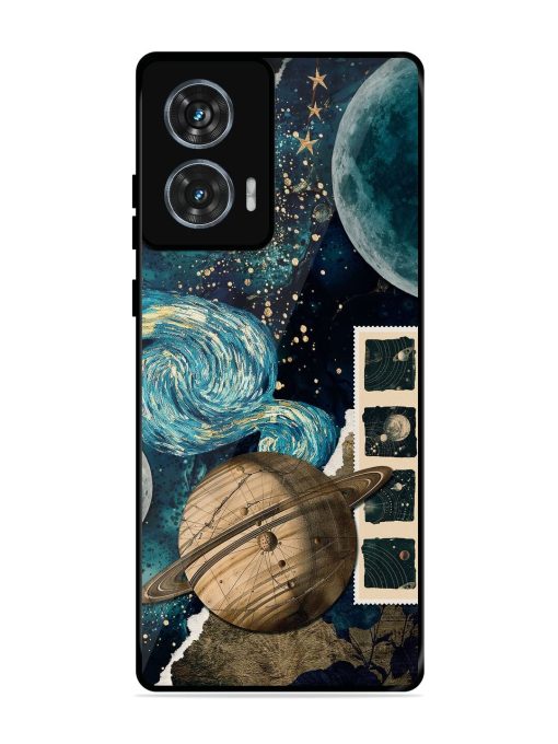 Celestial Tapestry Glossy Soft Edge Case for Motorola Moto Edge 50 Fusion (5G) Chachhi