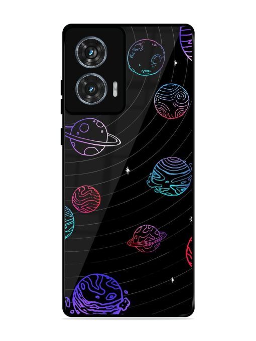 Cosmic Ballet Glossy Soft Edge Case for Motorola Moto Edge 50 Fusion (5G) Chachhi