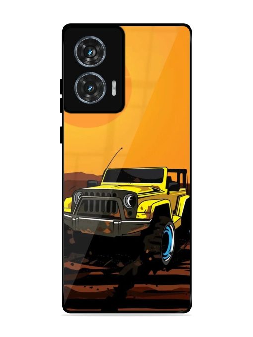 Sunset Cruise Glossy Soft Edge Case for Motorola Moto Edge 50 Fusion (5G) Chachhi