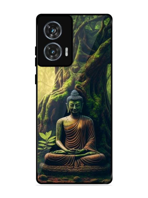 Green Buddha Art Glossy Soft Edge Case for Motorola Moto Edge 50 Fusion (5G) Chachhi