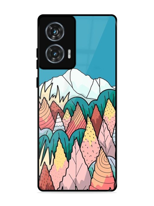 Mountain Dreamscape Glossy Soft Edge Case for Motorola Moto Edge 50 Fusion (5G) Chachhi