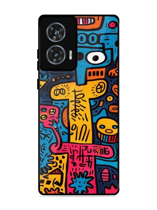 Doodletopia Glossy Soft Edge Case for Motorola Moto Edge 50 Fusion (5G) Chachhi