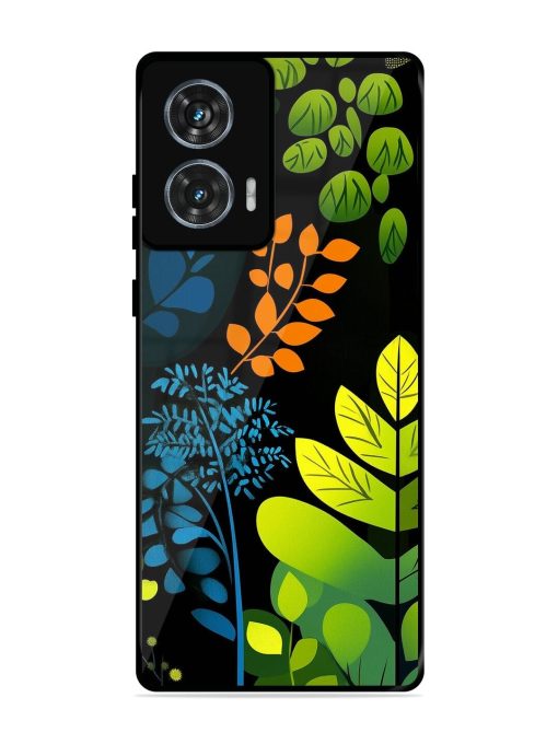 Midnight Garden Glossy Soft Edge Case for Motorola Moto Edge 50 Fusion (5G) Chachhi