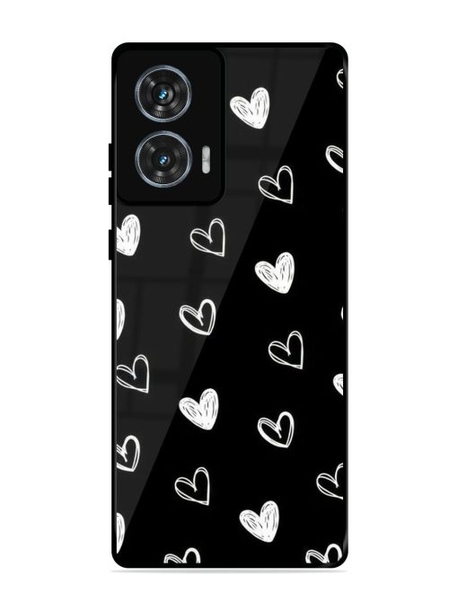 Scattered Hearts Glossy Soft Edge Case for Motorola Moto Edge 50 Fusion (5G) Chachhi