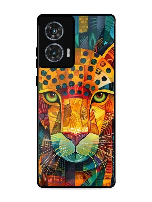 Mosaic Majesty Glossy Soft Edge Case for Motorola Moto Edge 50 Fusion (5G) Chachhi