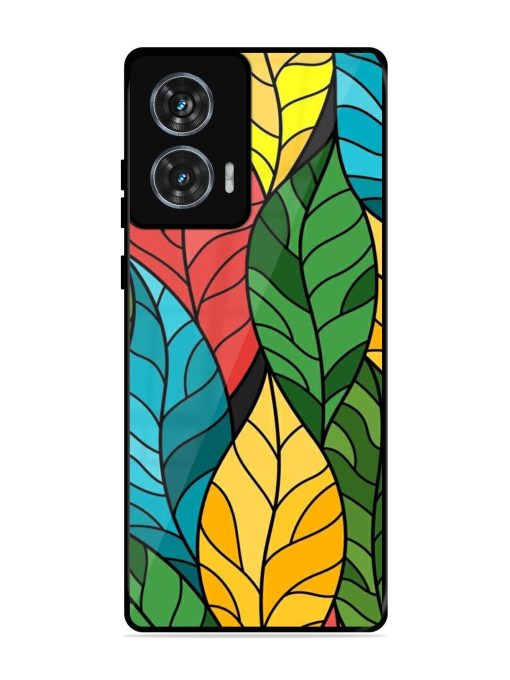 Foliage Fiesta Glossy Soft Edge Case for Motorola Moto Edge 50 Fusion (5G) Chachhi